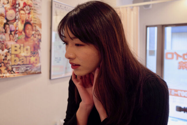 施術中の写真